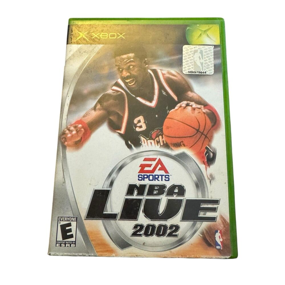 NBA Live 2002 - Microsoft Xbox Complete w/ Manual